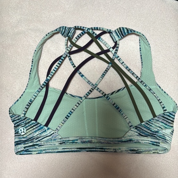 Lululemon Free To Be Bra Wild Sz 6 Blurry Belle Multi Deep Zinfandel. - Picture 2 of 4